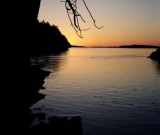 Sunset Wallace Island