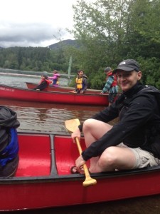 Youth canoeing
